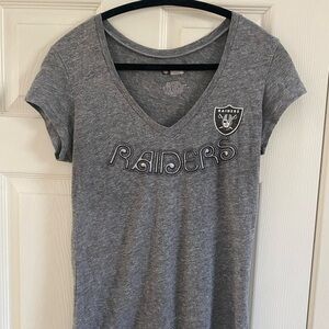 NFL Team Apparel Women's Gray T-Shirt